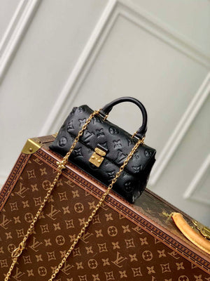 LV M12144 Louis Vuitton Nano Madeleine Bag Black - Default Title - View 1