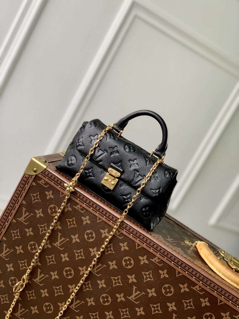 LV M12144 Louis Vuitton Nano Madeleine Bag Black - Default Title - View 1