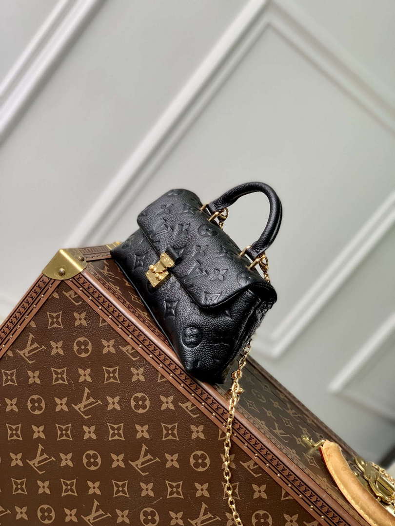 LV M12144 Louis Vuitton Nano Madeleine Bag Black