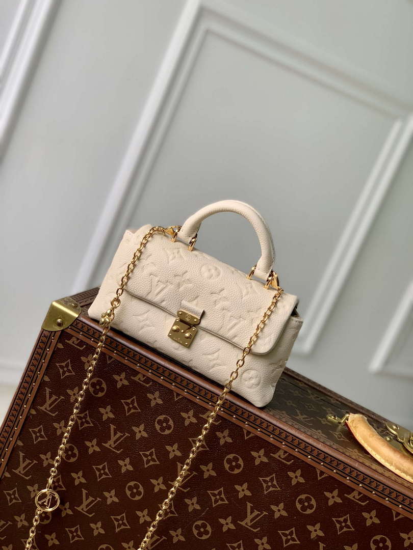 LV M12145 Louis Vuitton Nano Madeleine Bag Cream