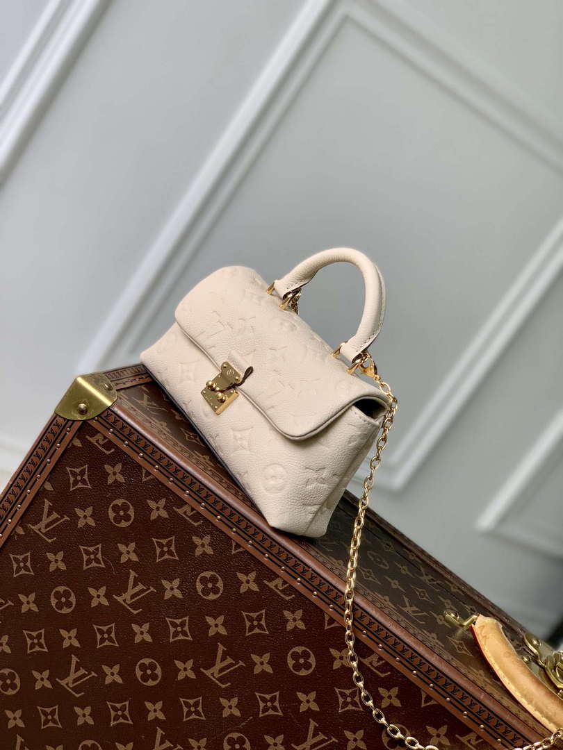 LV M12145 Louis Vuitton Nano Madeleine Bag Cream