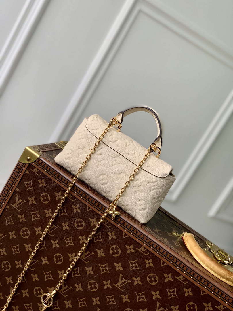 LV M12145 Louis Vuitton Nano Madeleine Bag Cream