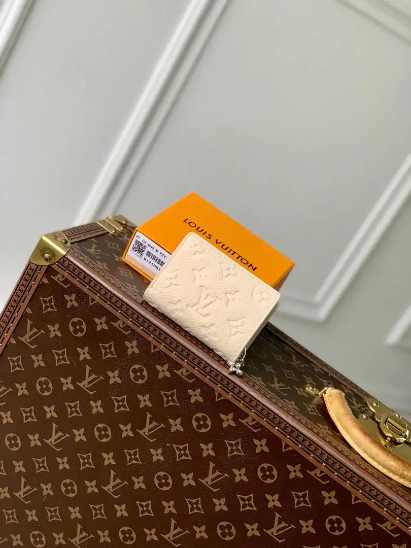 LV M12188 Louis Vuitton Cl¨¦a Wallet  Monogram Empreinte Beige
