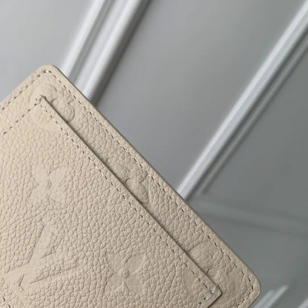 LV M12188 Louis Vuitton Cl¨¦a Wallet  Monogram Empreinte Beige