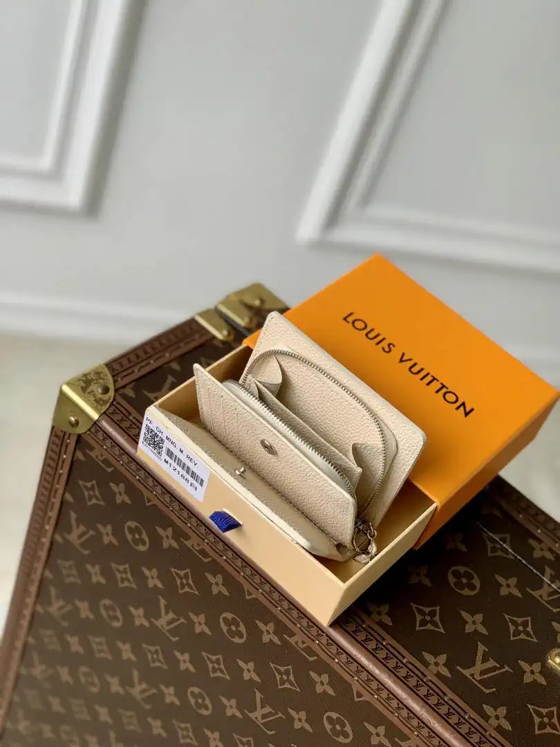 LV M12188 Louis Vuitton Cl¨¦a Wallet  Monogram Empreinte Beige