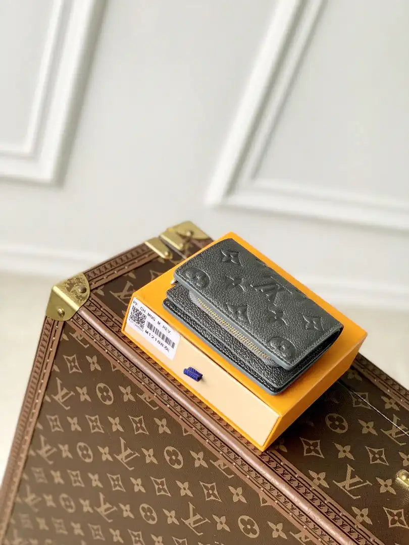 LV M12188 Louis Vuitton Cl¨¦a Wallet  Monogram Empreinte Pearl gray