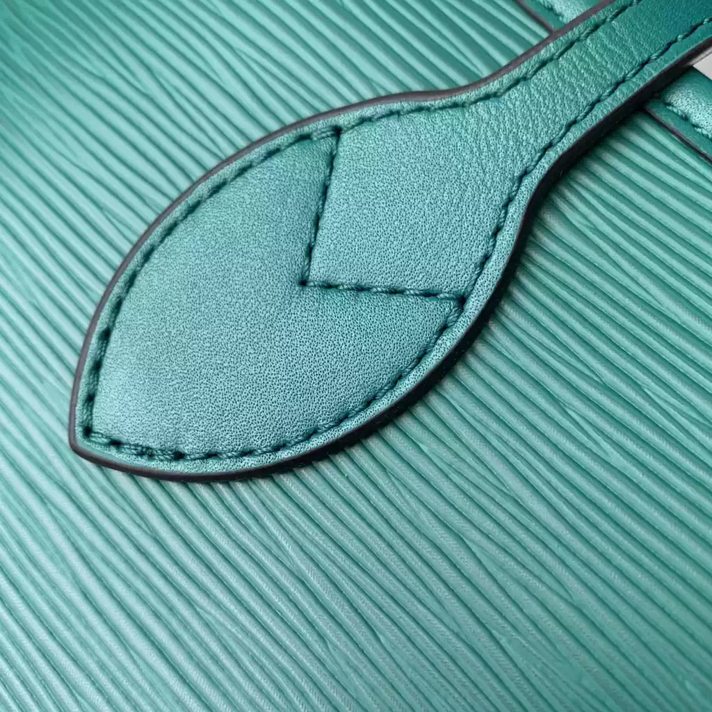 LV M12195 Louis Vuitton Neverfull MM Bag Epi Leather Green