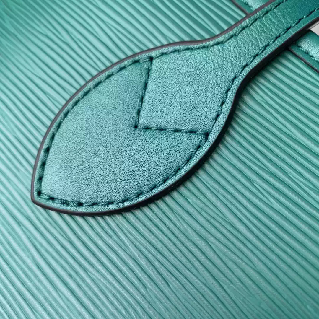 LV M12195 Louis Vuitton Neverfull MM Bag Epi Leather Green - Default Title - View 5