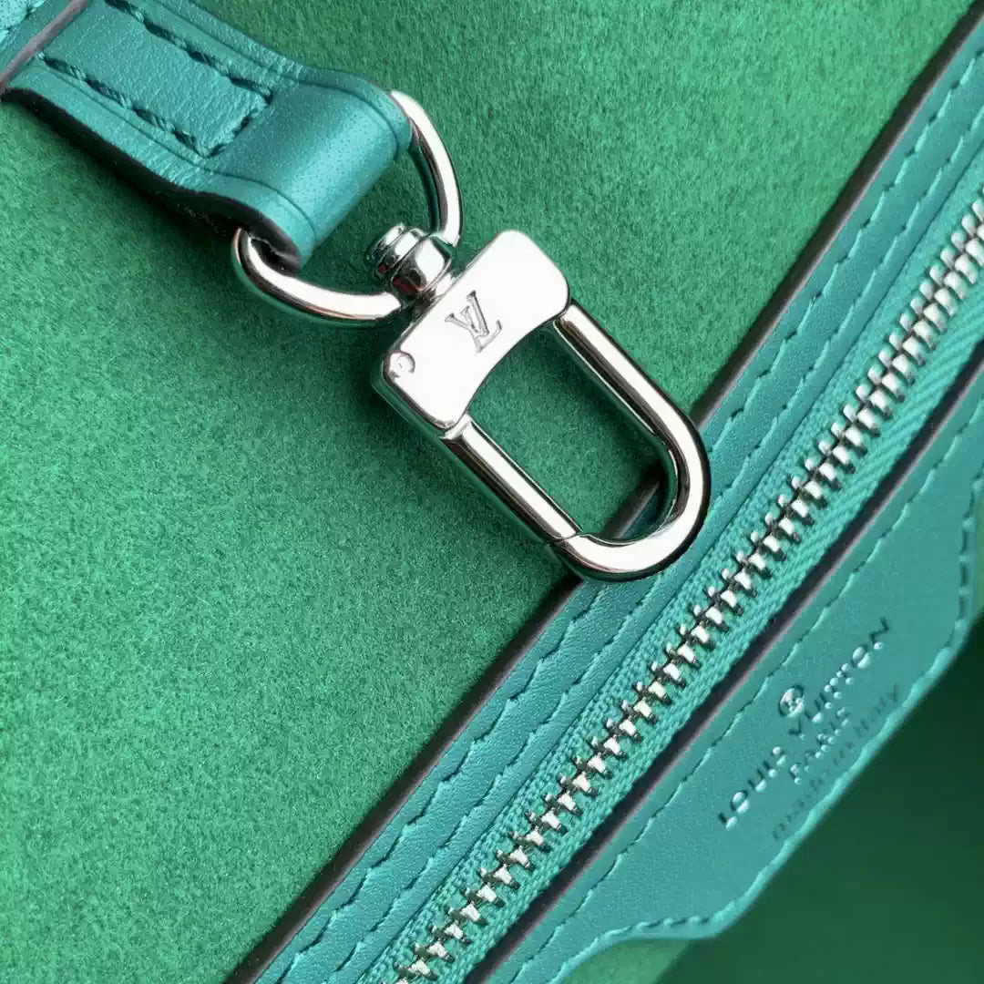 LV M12195 Louis Vuitton Neverfull MM Bag Epi Leather Green