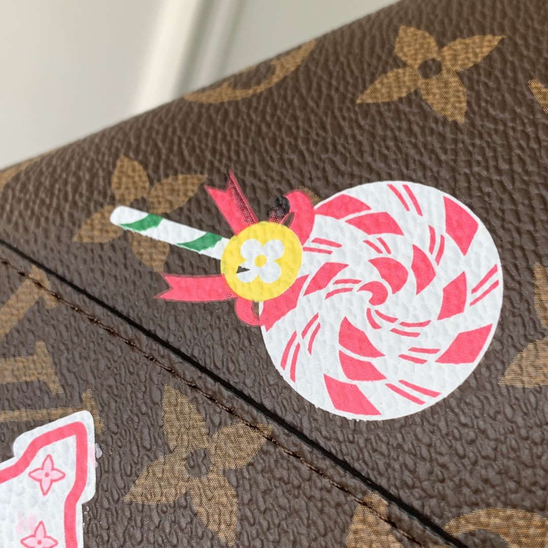 LV M12203 Louis Vuitton Kirigami Pochette Monogram / Candy Red