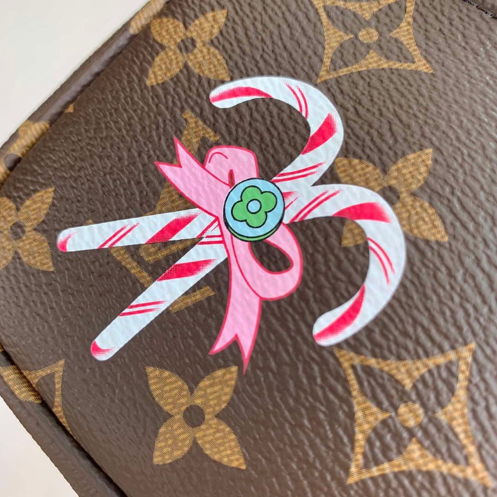 LV M12205 Louis Vuitton Mini Pochette Accessoires Candy Red