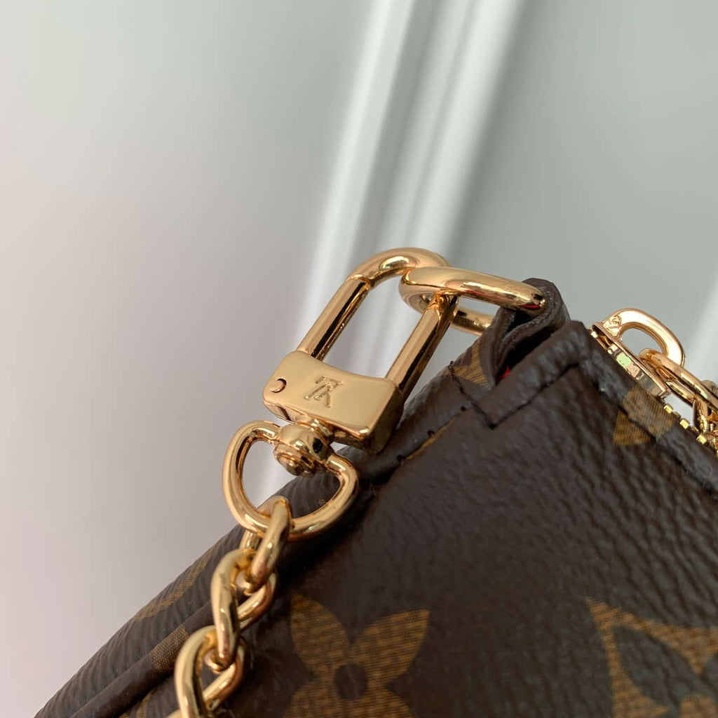 LV M12205 Louis Vuitton Mini Pochette Accessoires Candy Red