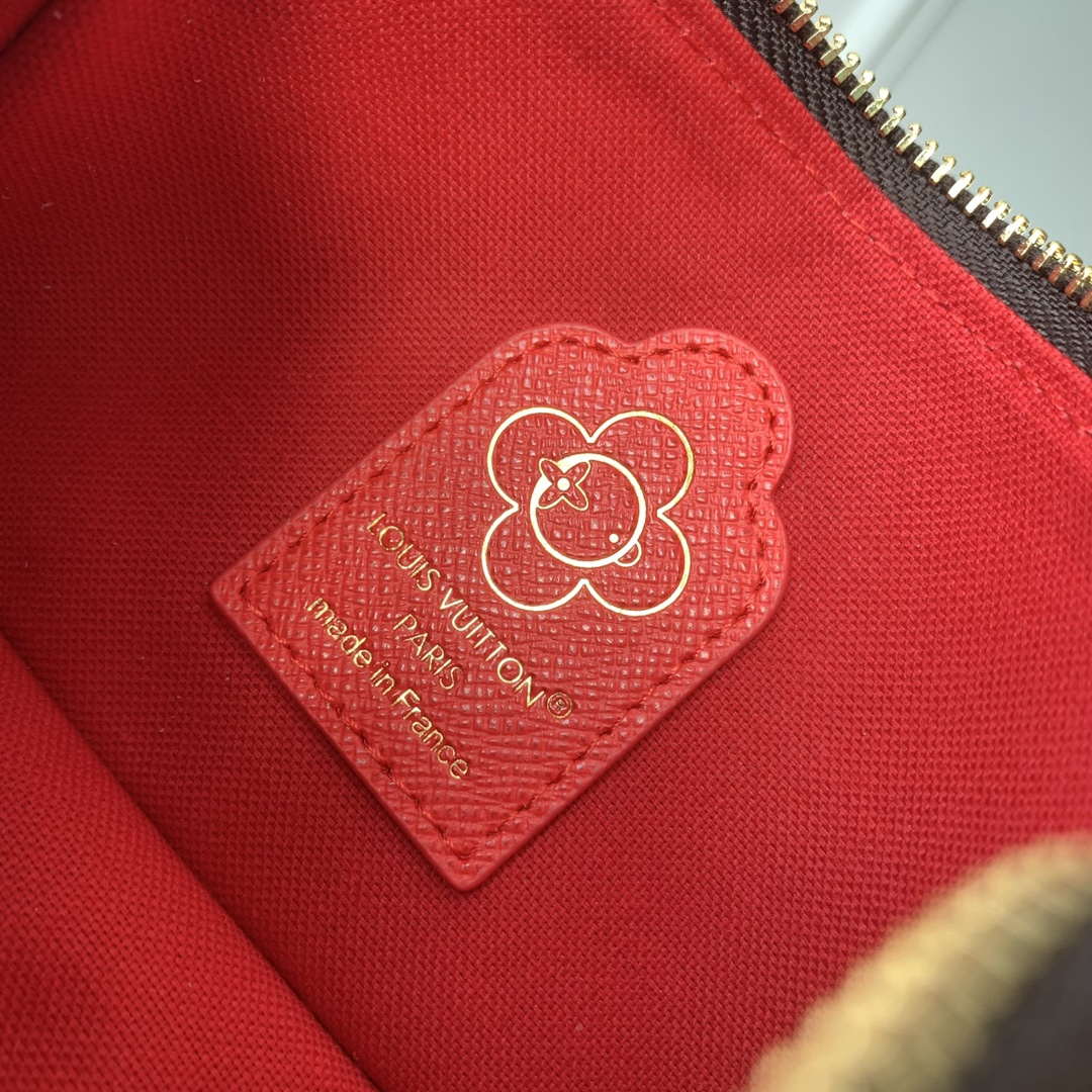 LV M12205 Louis Vuitton Mini Pochette Accessoires Candy Red