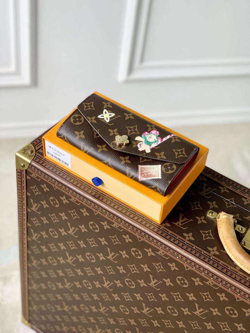 LV M12207 Louis Vuitton Sarah Wallet Candy Red