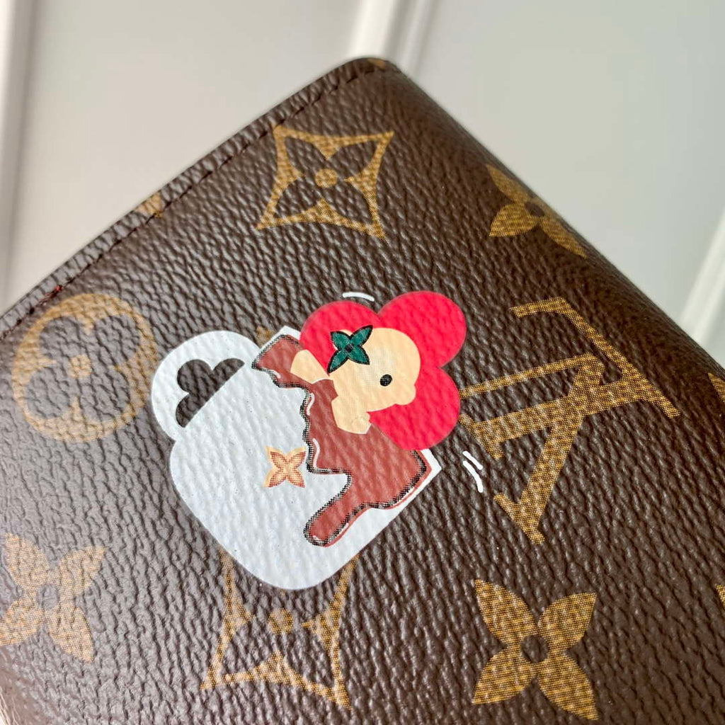 LV M12207 Louis Vuitton Sarah Wallet Candy Red