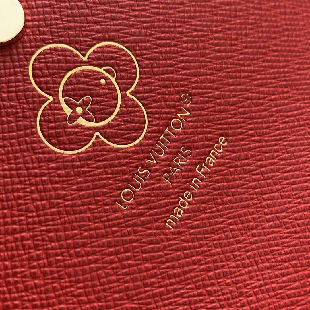 LV M12207 Louis Vuitton Sarah Wallet Candy Red