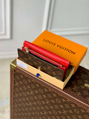 LV M12207 Louis Vuitton Sarah Wallet Candy Red - Default Title - View 9