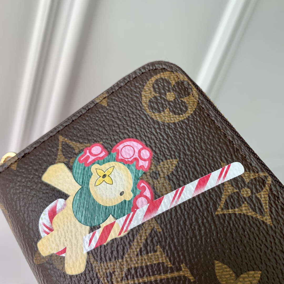 LV M12210 Louis Vuitton Zippy Coin Purse Candy Red