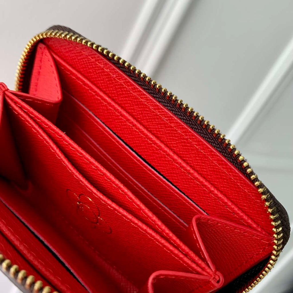 LV M12210 Louis Vuitton Zippy Coin Purse Candy Red