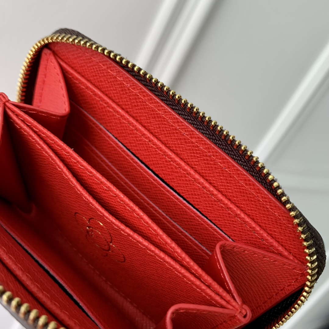 LV M12210 Louis Vuitton Zippy Coin Purse Candy Red