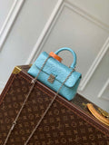 LV M12211 Louis Vuitton Nano Madeleine Bag Azur Frost