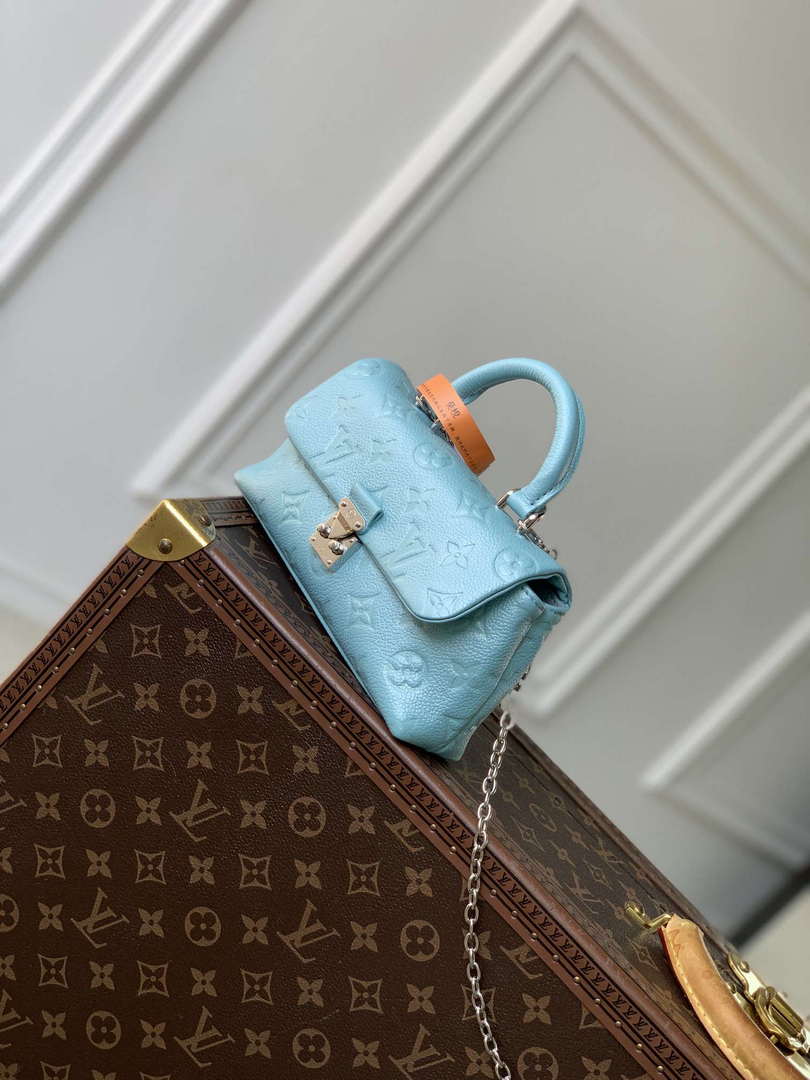 LV M12211 Louis Vuitton Nano Madeleine Bag Azur Frost - Default Title - View 2