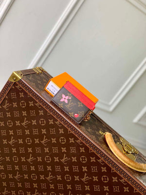 LV M12215 Louis Vuitton LV Charms Card Holder Candy Red - Default Title - View 2