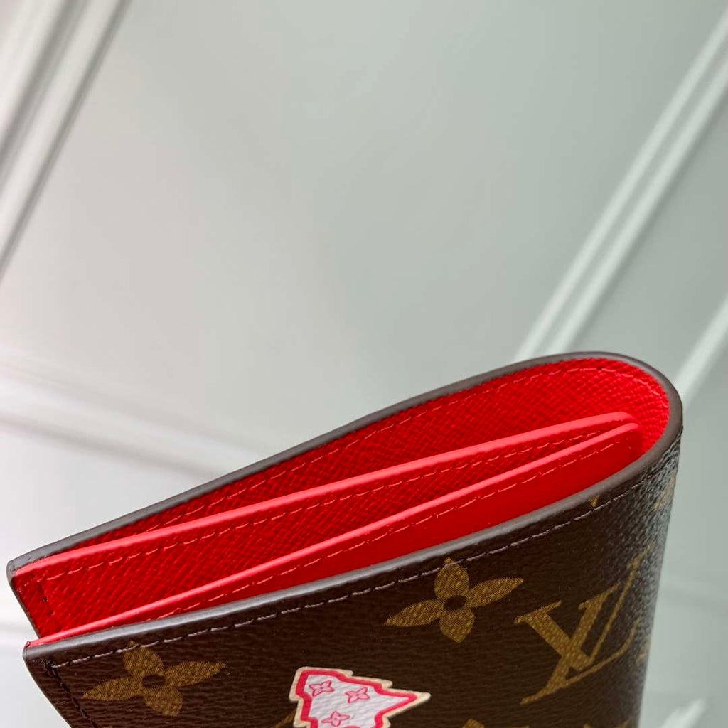 LV M12219 Louis Vuitton Passport Cover Candy Red