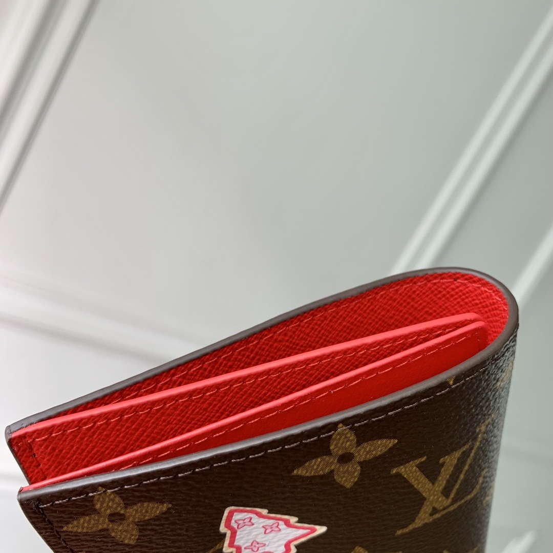 LV M12219 Louis Vuitton Passport Cover Candy Red