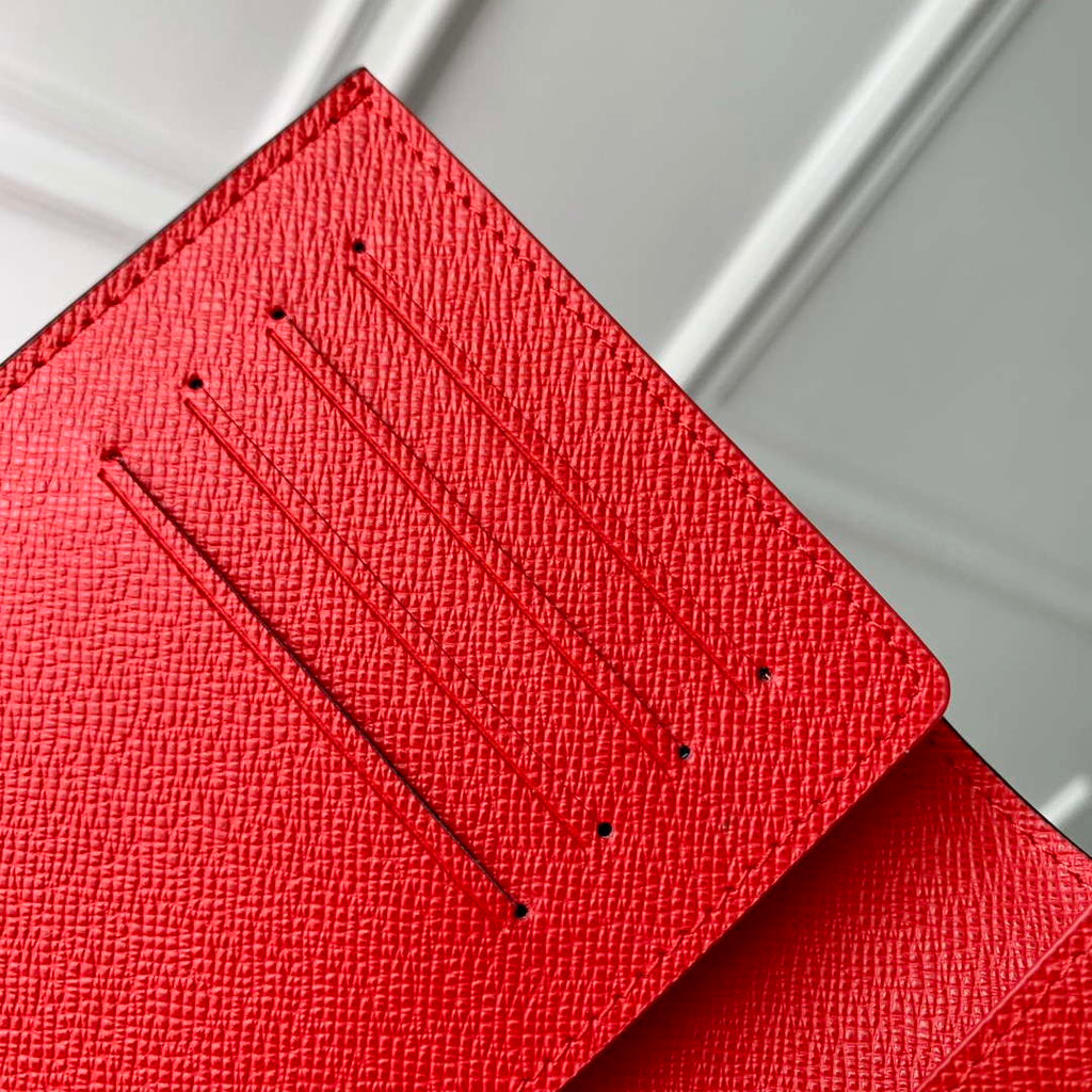 LV M12219 Louis Vuitton Passport Cover Candy Red
