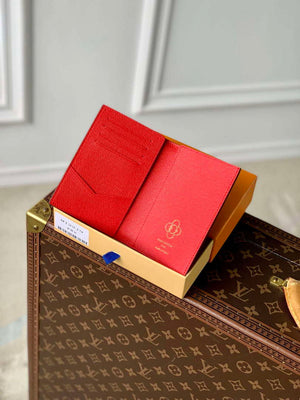 LV M12219 Louis Vuitton Passport Cover Candy Red - Default Title - View 9