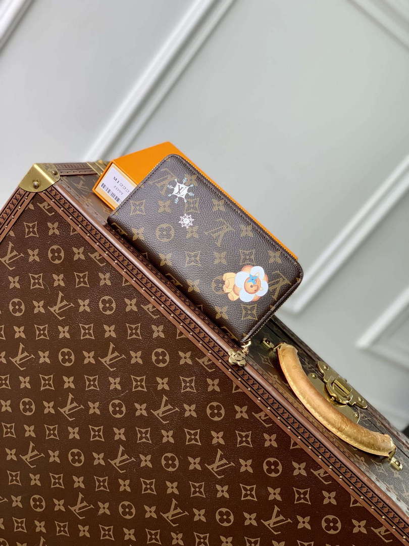 LV M12223 Louis Vuitton Zippy Wallet Azur Frost