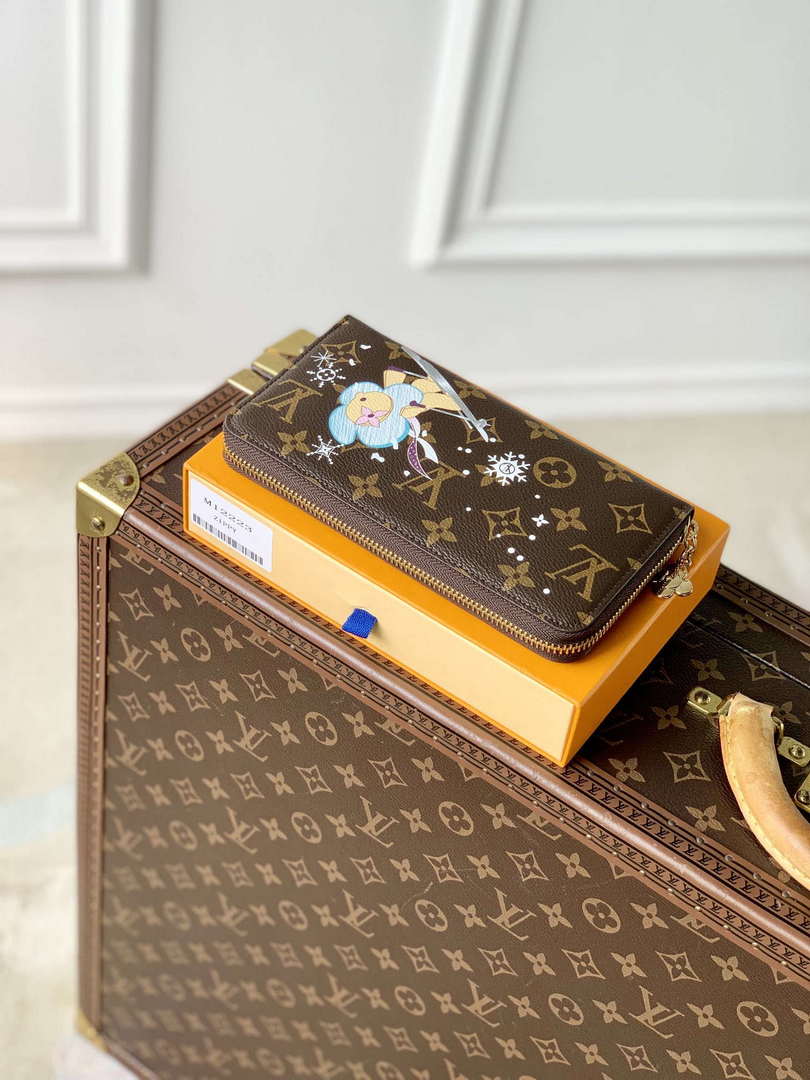 LV M12223 Louis Vuitton Zippy Wallet Azur Frost