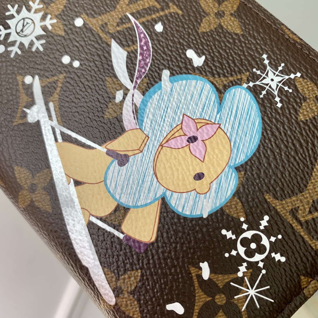 LV M12223 Louis Vuitton Zippy Wallet Azur Frost