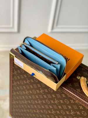 LV M12223 Louis Vuitton Zippy Wallet Azur Frost - Default Title - View 9