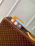 LV M12227 Louis Vuitton LV Charms Card Holder Azur Frost