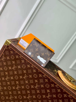 LV M12237 Louis Vuitton Passport Cover Azur Frost - Default Title - View 2