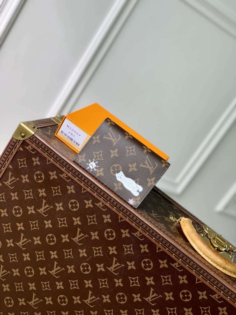 LV M12237 Louis Vuitton Passport Cover Azur Frost