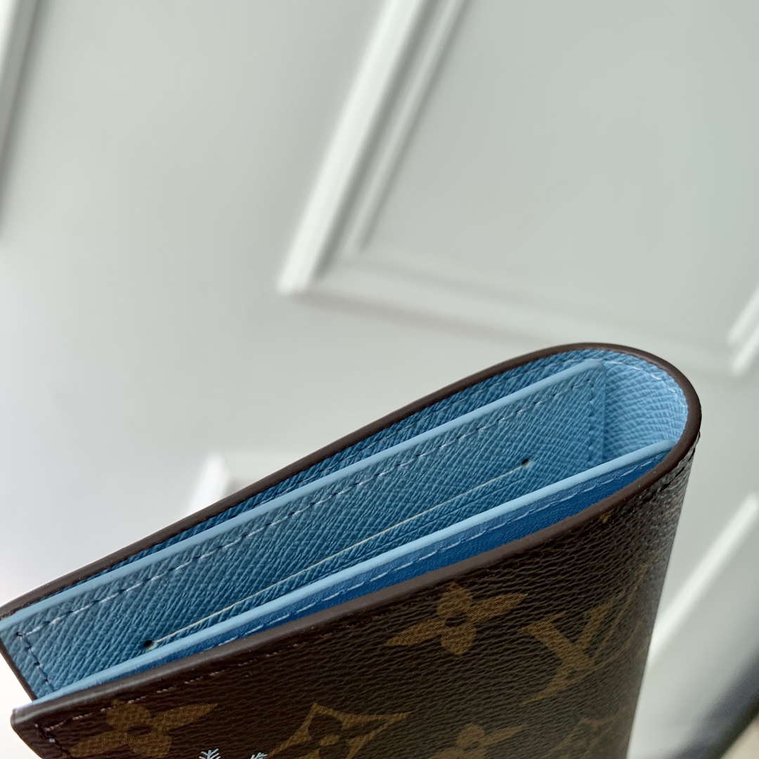 LV M12237 Louis Vuitton Passport Cover Azur Frost