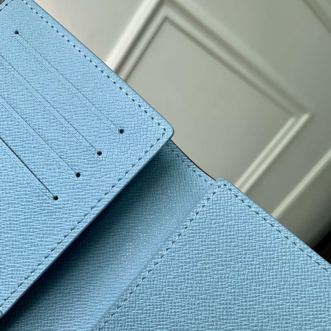 LV M12237 Louis Vuitton Passport Cover Azur Frost