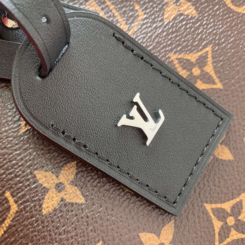 LV M12243 Louis Vuitton Speedy Soft 30 Dark Bag Monogram Black