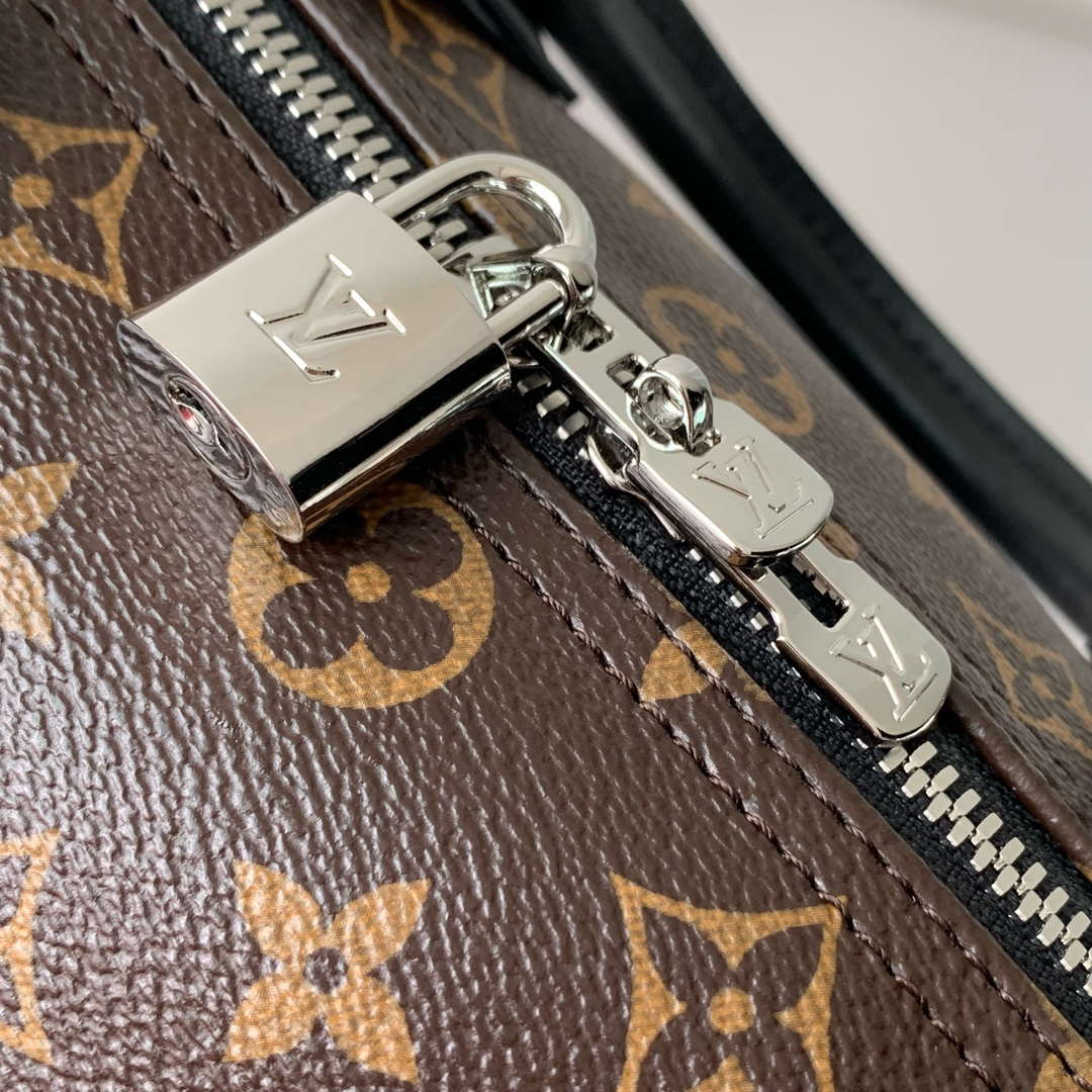 LV M12243 Louis Vuitton Speedy Soft 30 Dark Bag Monogram Black