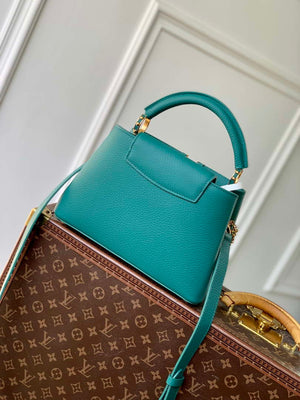 LV M12345 Louis Vuitton Capucines BB Bag Green - Default Title - View 4