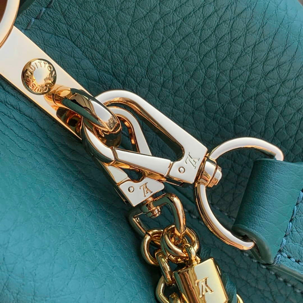LV M12345 Louis Vuitton Capucines BB Bag Green