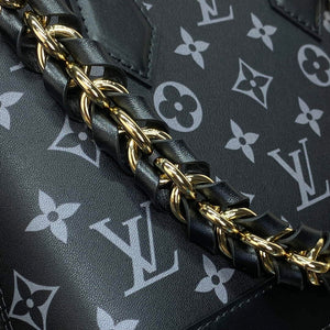 LV M12289 Louis Vuitton Alma BB Calfskin Leather Bag Black - Default Title - View 9