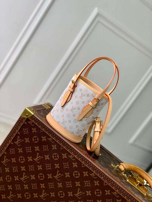 LV M12317 Louis Vuitton Nano Bucket Bag Mastic - Default Title - View 1
