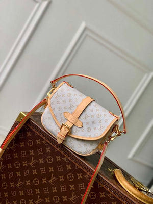 LV M12327 Louis Vuitton Saumur BB Bag Mastic - Default Title - View 1