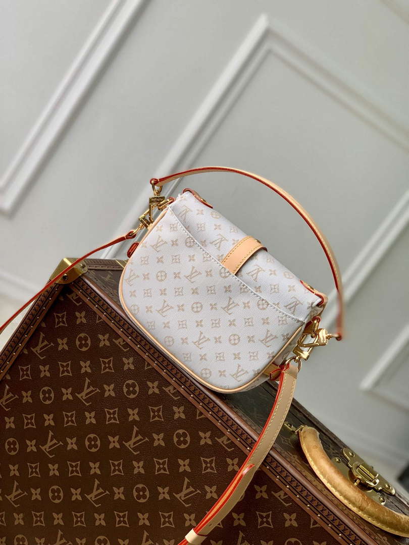 LV M12327 Louis Vuitton Saumur BB Bag Mastic