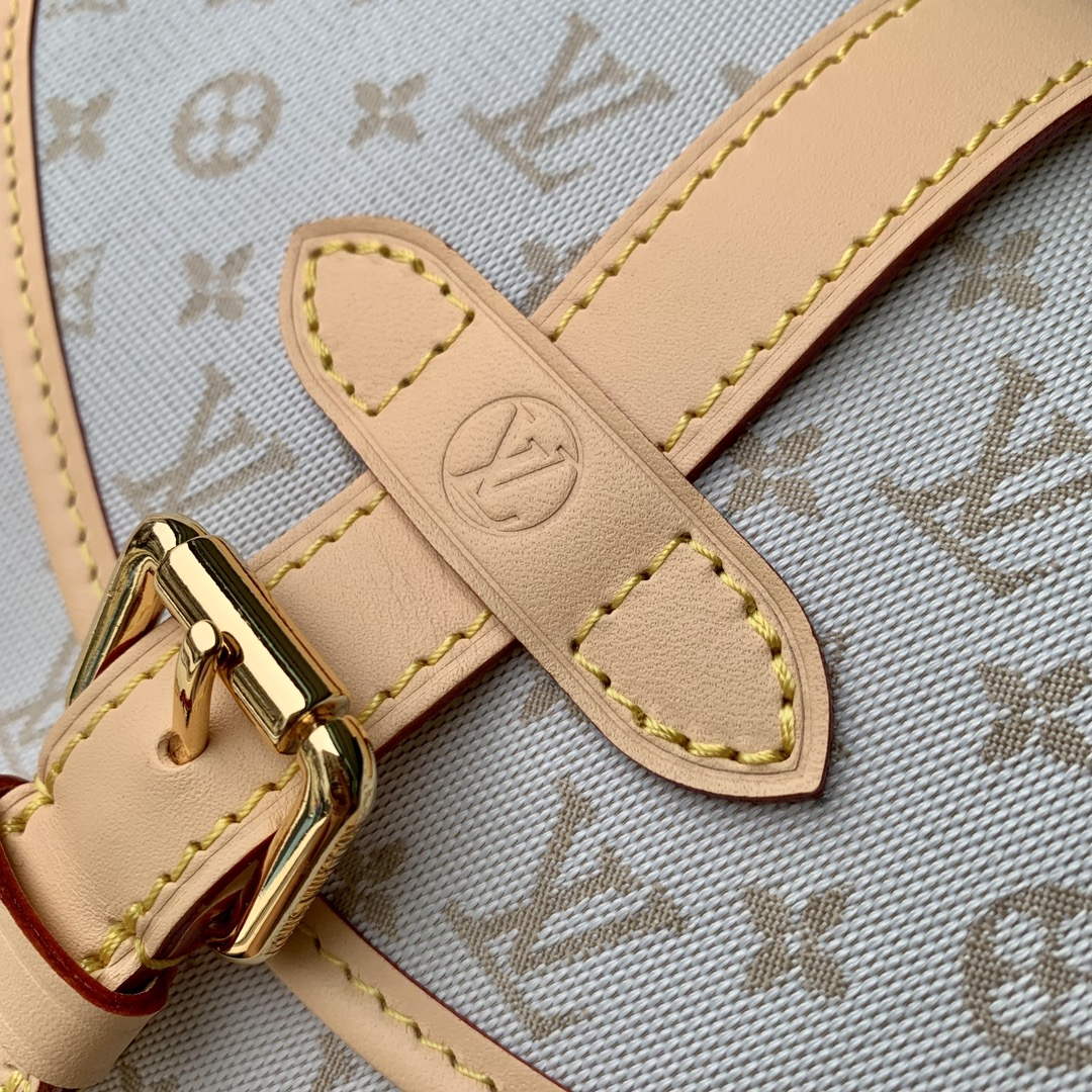 LV M12327 Louis Vuitton Saumur BB Bag Mastic - Default Title - View 5