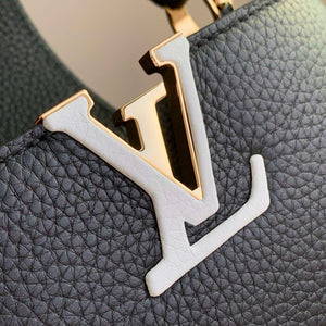 LV M12345 Louis Vuitton Capucines BB Bag Black - Default Title - View 5